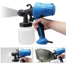 Pistola pulverizadora elétrica, pulverizador para pintura, fácil de spray, 600w, 2.5mm, 800ml, máquina doméstica de plástico, controle de fluxo, pistola spray, 220v 2024 - compre barato