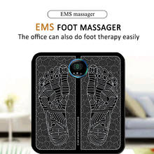 Masajeador eléctrico inteligente EMS para pies, máquina de masaje de acupuntura con carga USB, relajación, cuidado de la salud 2024 - compra barato