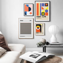 Bauhaus Unique Geometric Exhibition Poster Abstract Minimalist Art Canvas Print Painting Wall Picture for Living Room Home Decor 2024 - buy cheap