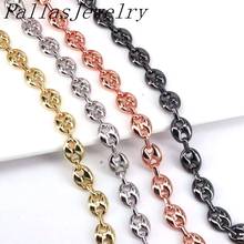 3Meters, Hot Sales Gold Black Silver Color Coffee Beans Link Chain Necklace Bracelet Chain For Women Men Jewelry Making 2024 - buy cheap