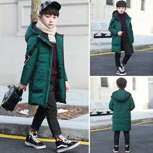 10 13 14 Years Russian Fur Hooded Jackets Teenage Boys Girls Solid Winter Coats 2021 Children Outerwear Outfit Kid Boys Clothes 2024 - buy cheap