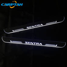 CARPTAH For Nissan Sentra 2013 - 2019 Trim Pedal Car Exterior Parts LED Door Sill Scuff Plate Pathway Dynamic Streamer Light 2024 - buy cheap