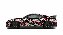 Black White Red Camo Vinyl Film Self Adhesive With Air Free Bubbles Camouflage Car Wrap Foil DIY Styling Sticker Wrapping 2024 - buy cheap