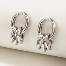 Docona классические витые серьги-кольца для женщин винтажные круглые дизайнерские серьги женские ювелирные изделия серьги 18828 2024 - купить недорого