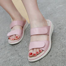 SIKETU summer women's sandals and slippers outdoor non-slip pregnant women sandals soft bottom students wedges  women slippers 2024 - buy cheap
