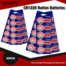 30 Uds Sony CR1220 3V Batería de botón de litio BR1220 LM1220 DL1220 CR 1220 L04 pila de moneda baterías remoto Juguetes 2024 - compra barato