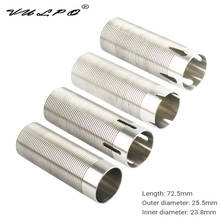 VULPO Stainless Steel Threaded Heat Dissipation Cylinder For AEG Airsoft Gearbox V.2/3 2024 - buy cheap