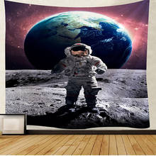 Astronaut And MOON Tapestry Mandala Macrame Hippie Wall Hanging Boho Decor Tapestries For Living Room 2024 - buy cheap
