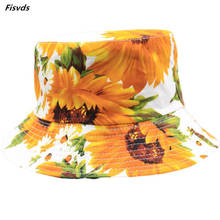 Sombrero de cubo con estampado de limón para mujer, gorra Reversible de fruta para primavera y verano, Panamá, deportes al aire libre, senderismo, playa, pesca 2024 - compra barato