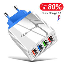 USB Charger Quick Charge 3.0 for Xiaomi Mi Note 10 Pro iPhone Tablet Portable EU Plug Wall Mobile Charger Adapter Fast Charging 2024 - buy cheap