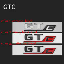 Автостайлинг наклейка на багажник длинный GT C Эмблема для Mercedes Benz AMG GT GT43 GT50 GTR GTS GTC C63S E63S GLC63S GLE63S эмблема 2024 - купить недорого