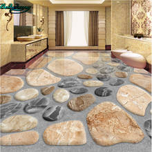 wellyu Personalized custom 3D flooring three-dimensional cobblestone 3D floor painting decoration 2024 - buy cheap