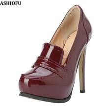 ASHIOFU Handmade Womens Stiletto High Heel Pumps Party Prom Office Dress Shoes Large Size Fashion Daily Court Shoes 2024 - buy cheap