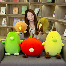 1pc 13/30/40cm Creative Fruit Banana Apple Pear Kiwi Orange Plush Toys Funny Plant Dolls Pillow Stuffed Toy for Children Baby 2024 - buy cheap