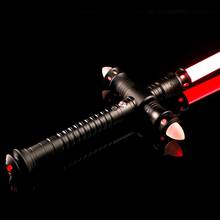 Qinglian Cross Laser Lightsaber Without Crystal Heavy Dueling Toy Lightsaber Replica With Sound Metal Hilt Pc Blade Red Color 2024 - buy cheap