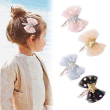 1 Pcs Baby Girl Infant Hair Accessory Clothes Hairpin Newborn Toddler Clip Headwear Princess Children Cute Bow bowknot Dot Star 2024 - buy cheap