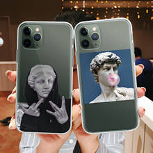 Alternative statue art Pattern Soft TPU Silicon Case for iPhone 8 7 6 6S plus X XR XS Max 5 5s 11 12 pro max Phone Cover Conque 2024 - buy cheap