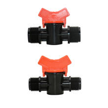 Male 1/2 to 1/2 garden hose tap 3/4 to 3/4 irrigation Water valve 2-way garden hose waterstop Connector cranes 1pcs 2024 - buy cheap