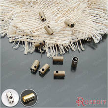 Wholesale 6*3mm Imitation Rhodium  Copper Mobile Phone Cord Caps Diy Jewelry Findings Accessories 100 pcs(JM4503) 2024 - buy cheap