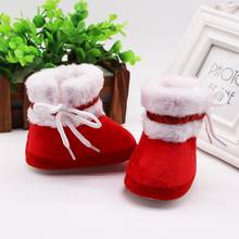 Autumn Winter Cute Baby Warm shoes infants warm shoes Faux fur girls baby booties Cotton  boy baby boots 2024 - buy cheap