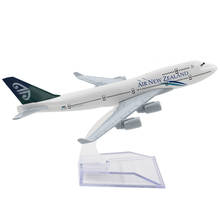 1/400 Scale Aircraft Boeing 747 Air New Zealand 16cm Alloy Plane B747 Model Toys Children Kids Gift for Collection 2024 - buy cheap