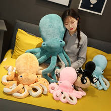 30-90cm Super Lovely Huge Lifelike Octopus Plush Stuffed Toy Soft Cute Animal Doll Sleep Pillow Home Accessories Children Gifts 2024 - buy cheap