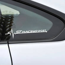 Стайлинг автомобиля, 2 шт. стикер на окна автомобиля ST RACING SPORT, стикер на дверь для FORD 2 Focus 3 Mondeo Fiesta Kuga MK2 MK3 MK4 2024 - купить недорого
