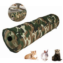 Cat Toys Collapsible Cat Tunnel Toy Cat Tunnel Toy Funny Pet 2 Holes Pet Play Tube For Rabbits Kittens Ferrets Dog Puppy Playing 2024 - buy cheap