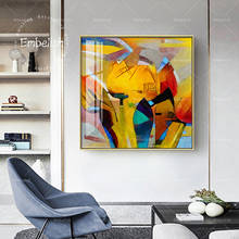 Kandinsky-pinturas de colores abstractas y grandes, carteles artísticos de pared modernos, impresión en HD, imágenes en lienzo, decoración del hogar para sala de estar 2024 - compra barato