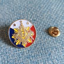 Wholesale  1" Masonic Pin  badge Mason Freemasonry craft gift 2024 - buy cheap