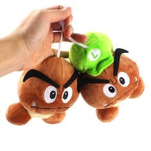 14-16cm Anime GOOMBA Mushroom Toad Peluche Doll Soft Stuffed Baby Plush Toy Christmas Gift For Kids 2024 - buy cheap