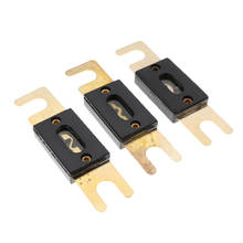 6 Pieces Universal Car Audio ANL Fuse Gold Plated AMP 80A 125A 160A 2024 - buy cheap