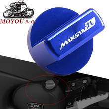 Com o logotipo para sym maxsym tl 500 maxsym tl500 2019 2020 motocicleta cnc accessorie enchimento de óleo tampa plug capa do motor copo óleo 2024 - compre barato