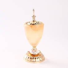 Europen Living Room Aromatherapy Incense Burners Imitation Jade Incense Holder Hotel Office Metal Candle Holder Decoration 2024 - buy cheap