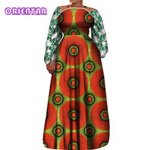 African Dresses for Women Long Dashiki Dress Bazin Riche Off Shoulder Ankara Dress Traditional Africa Clothing Plus Size WY8179 2024 - buy cheap