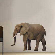 Слон 3D обои животные роспись искусство домашний декор настенные наклейки для гостиной спальни ТВ дивана фон Декор 2024 - купить недорого
