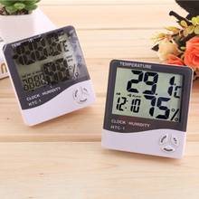 LCD Digital Temperature Humidity Meter HTC-1 HTC-2 Home Hygrometer Thermometer 2024 - buy cheap