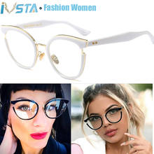 IVSTA Women Glasses Cat Eye Pink Spectacle Frame TR90 Myopia for Sight Lady Fashion Computer Prescription Glasses Retro 08662 2024 - buy cheap