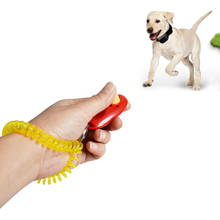 Llavero con silbato para adiestramiento de perros y mascotas, llavero de plástico con sonido para caminar al aire libre, productos para cachorros 2024 - compra barato