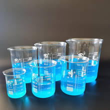 6pcs/set 100ml/250ml/300ml/500ml/800ml/1000ml Borosilicate Glass Beaker Heat-resist Labware Beaker Laboratory Equipment 2024 - buy cheap