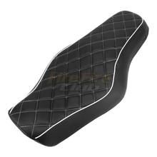 Motorcycle Saddle Seats Cushion Front Driver Rear Passenger Seat Two Up For Harley Sportster 883 Iron XL1200 2010-2016 2024 - buy cheap