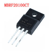 10 Uds TO-220F MBRF20100CT diodo SCHOTTKY de MBR20100CT 20100CT 2024 - compra barato