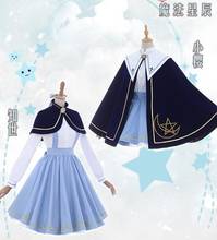 Hight Quality Anime Card Captor KINOMOTO SAKURA Daidouji Tomoyo Woman Cosplay Costume Top + Skirt + Hat + Golves 2024 - buy cheap