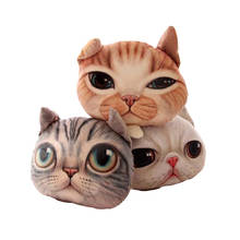 Japanese Cartoon 3D Stereoscopic Cat Meow Children Plush Stuffed Toy Pillow Cushion 2024 - buy cheap