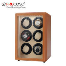 FRUCASE Watch winder box 6 automatic watch display case with LCD touch screen/LED light for Birthday gift 2024 - buy cheap