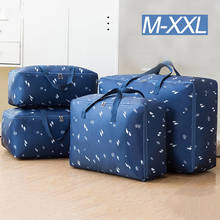 1 шт. сумка для хранения Оксфорд Ткань сумка для багажа водонепроницаемый шкаф, органайзер для хранения коробки M/L/XL/XXLClothes контейнер для хранения 2024 - купить недорого