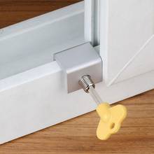Ventana corredera ajustable de aleación de aluminio, cerradura de marco de puerta de seguridad con llaves, para el hogar, de la Oficina, 1 unidad 2024 - compra barato