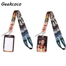 J2429 Anime Necklack Lanyard Key Gym Strap Multifunction Mobile Phone Decoration With Card Holder Cover For Fans 2024 - buy cheap