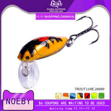 NOEBY NBL9159 Floating Lure Bass Pike Lure Walleye Bait Trout Plastic Fishing Wobbler Hard Swimbaits Artificial Lure 2.8cm/2g 2024 - buy cheap