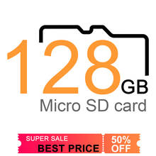 Tarjeta Micro SD de 128GB, 64GB, 32GB para grabación de vídeo, tarjeta de memoria Flash TF Class10, C10, U1, U3, V30, V60, V90, 50% de descuento 2024 - compra barato
